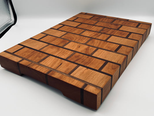 Cherry and Black Walnut Cutting Board made by hand