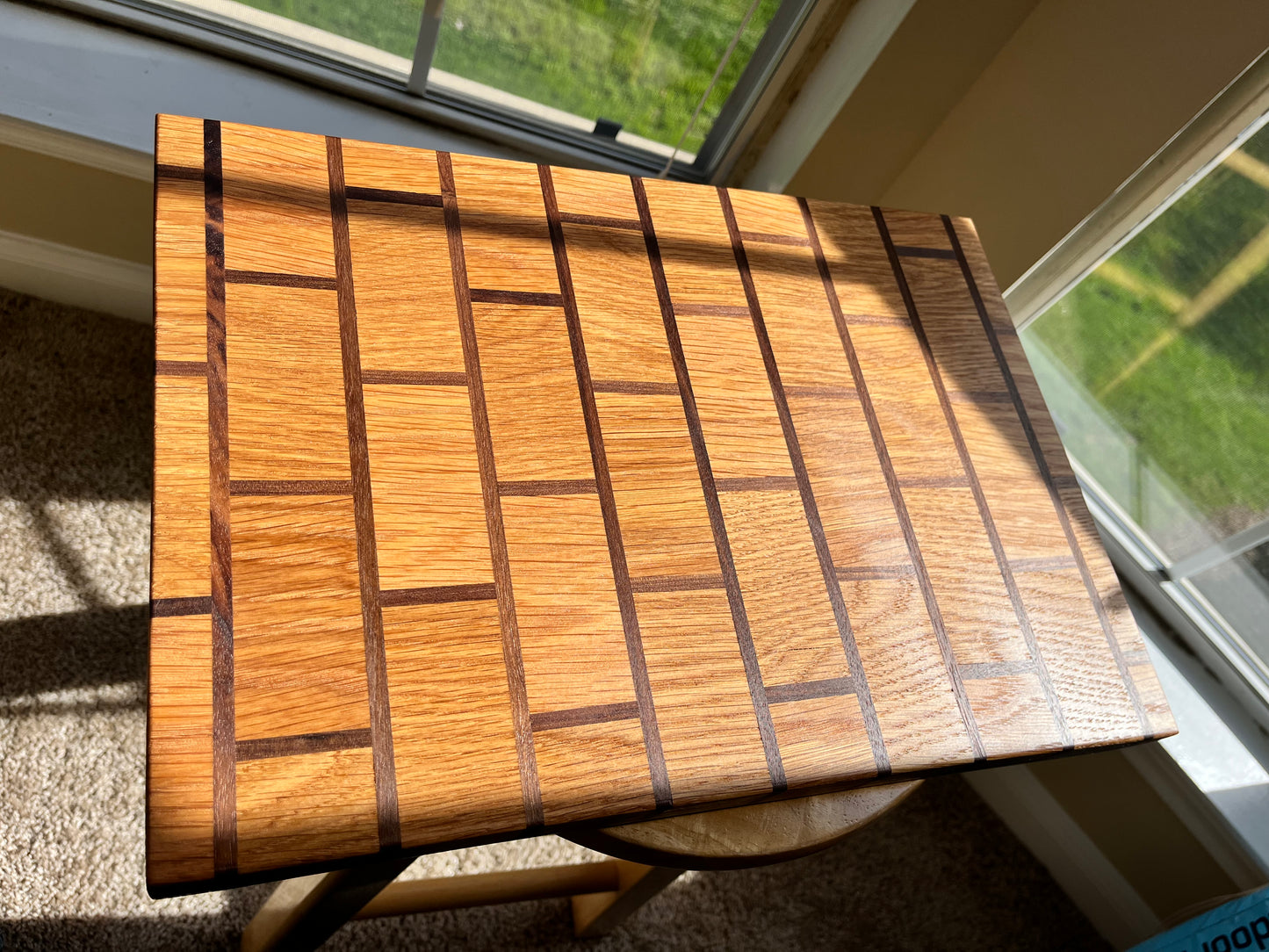 White Oak and Black Walnut Cutting Board