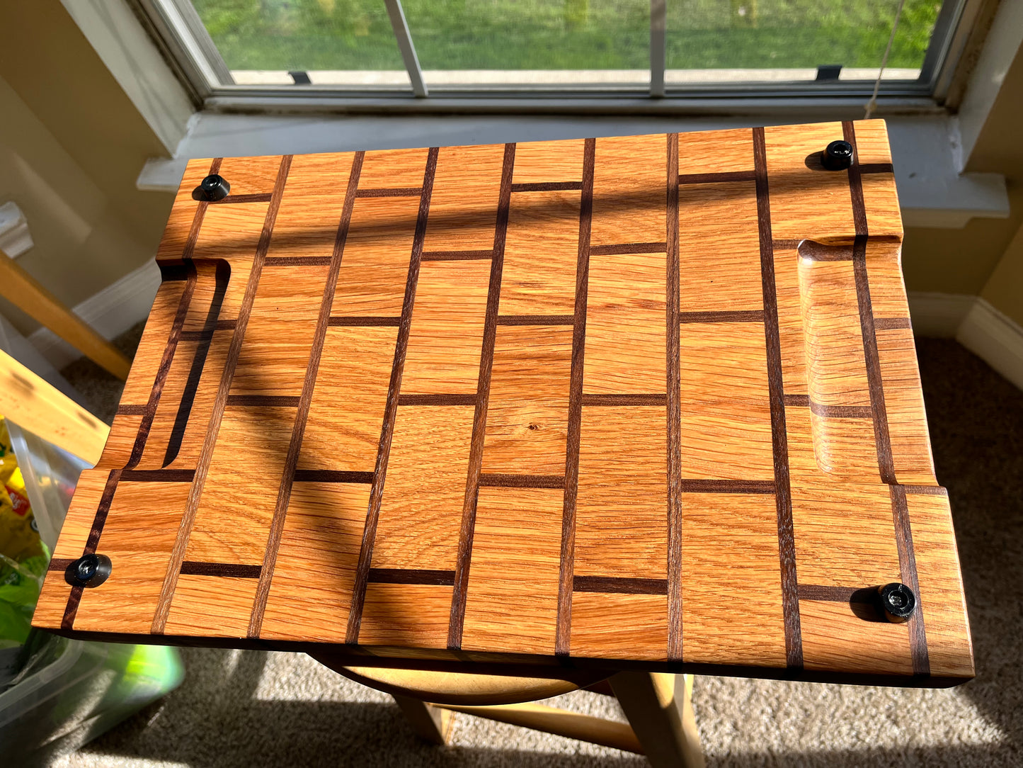 White Oak and Black Walnut Cutting Board