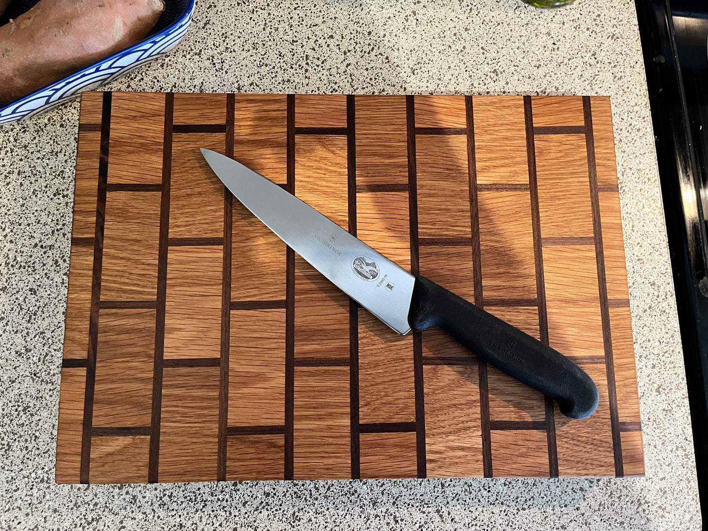 White Oak and Black Walnut Cutting Board