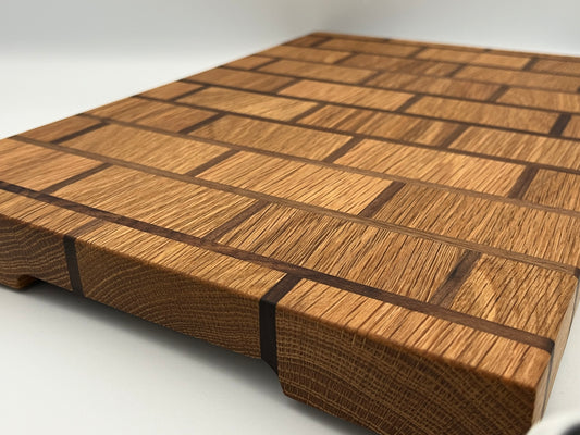 White Oak and Black Walnut Cutting Board