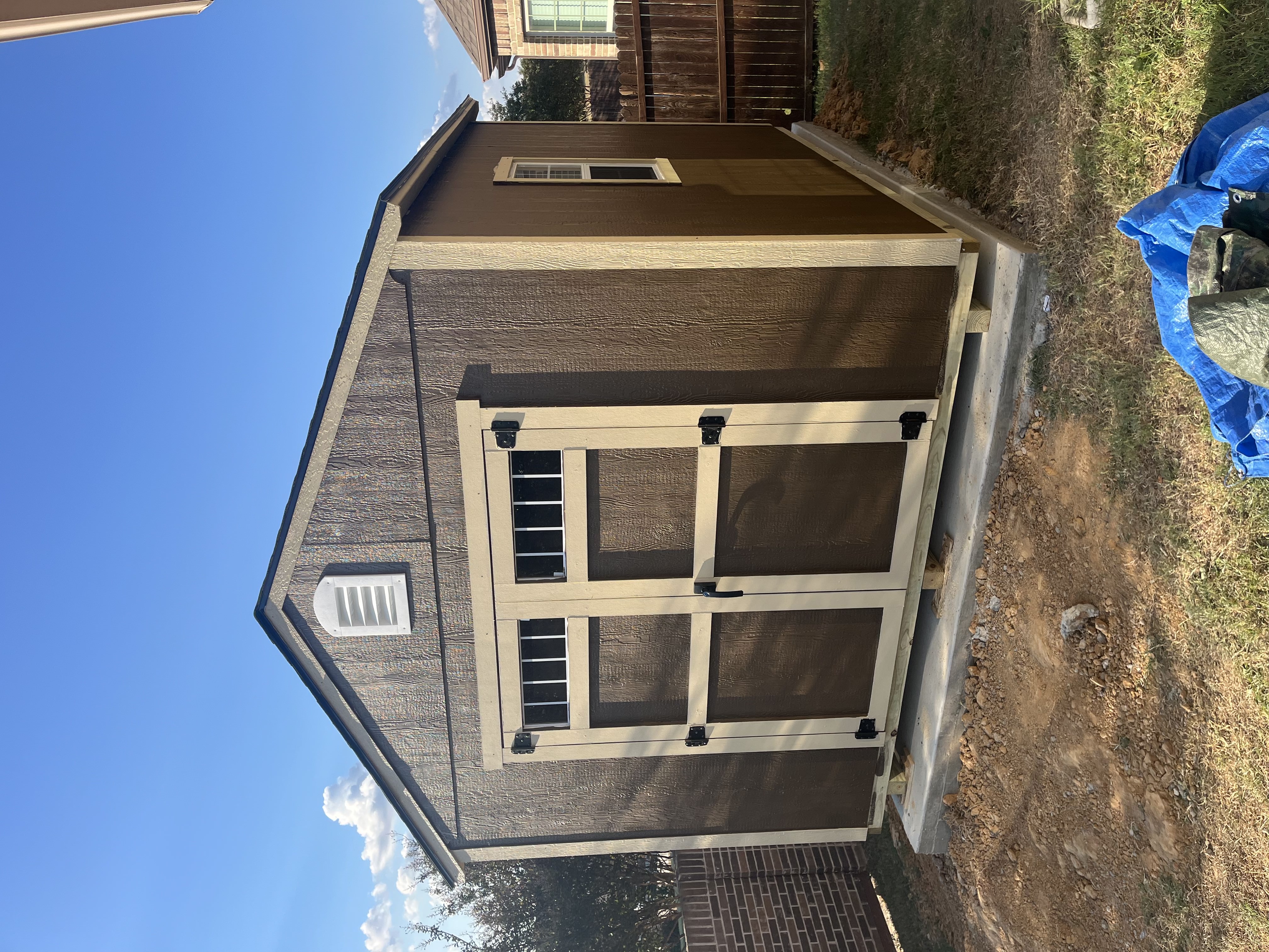 Custom shed built by Case Vollink